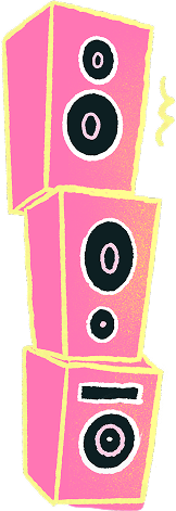 スピーカーのイラスト